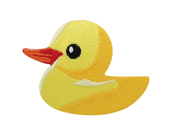 Yellow Rubber Duck Iron-On Patch | Duck Patches, Bird Iron-On Patches, Water Pond Patches, Yellow Rubber Duck Finally Home