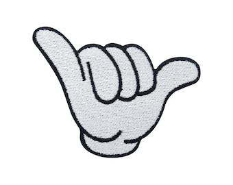 Iron-on Patch White Cartoon Hand Call Me | Comic Patches, Vintage Manga Iron-on Patch, Retro Mouse Iron-on Patch, Diving Patch Finally Home