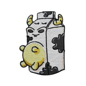 Patch for ironing and sewing - Milk Cow | Funny Patches, Iron-on Patches, Patches, Cows, Iron-on Patches, Farmer, Patches, Animals, Finally Home