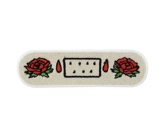 Iron-on patch, trouser patches with roses and tears | Trouser patches, iron-on patches, patches, iron-on patches, patches Finally Home
