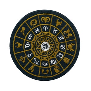 Iron-on patch Astrology Zodiac Horoscope | Patches to sew on, iron-on image, iron-on patch, patches, star patches Finally Home