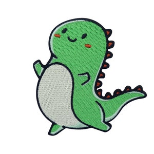 Iron-on patch for children T-Rex Dino | Dinosaur patches, boys iron-on patches, Tyrannosaurus patches for sewing, Finally Home patches