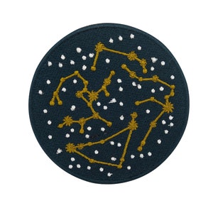 Patch to iron on star pictures zodiac signs | Star patches to sew on Galaxy iron-on star patches, space patches Finally Home