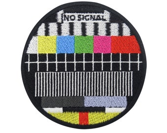 Iron-on patch No Signal Retro TV | Old school patches, vintage iron-on patches, classic patches, cool iron-on patches Finally Home