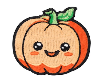 Iron-on Patch - Pumpkin | Halloween Patches, DIY Costume Patches