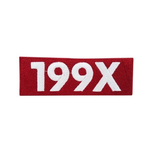 Finalmente en casa 199X Parche termoadhesivo para niño de los 90 | Parches de los 90, parches termoadhesivos de los 90, parches, parches para ropa