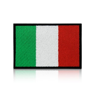 Italy Flag Patch with Velcro Back | Italian Flag Patches Military Velcro Patches Italian Velcro Patch
