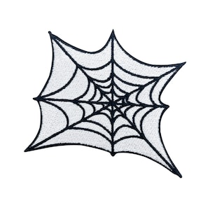 Aplique termocolante - teia de aranha | Apliques de aranha, apliques termocolantes de Halloween, apliques de teia de aranha, apliques góticos, aplique termocolante faça você mesmo Finalmente em casa