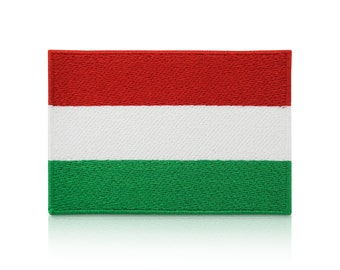 Hungarian Flag Iron-On Patch | Hungarian Flag Patches, DIY Iron-On Appliques, Iron-On Patches Finally Home