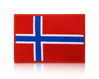 Norway Flag Patch with Hook and Loop Fastener | Norway Flag Hook and Loop Patches, Norwegian Flag Patches, Hook and Loop Patch Finally Home