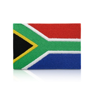 South Africa Flag Iron-On Patch | South African Flag Patches, Iron-On Appliques, Iron-On Patches, Iron-On Patches Finally Home