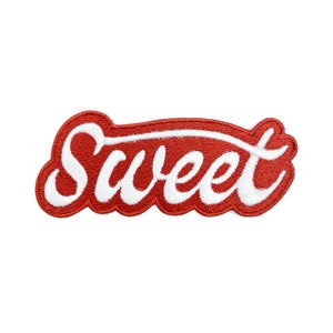 Iron-on Patch - Sweet | Retro Slogan Patches, Cute Iron-on Patches, Small Orange Statement Patch, DIY Vintage Patch Finally Home