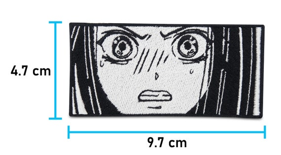 Finally Home Toppa Termoadesiva Ragazza Anime Arrabbiata - Cartone Animato Manga, Da Stirare O Cucire Su Vestiti E Zaini