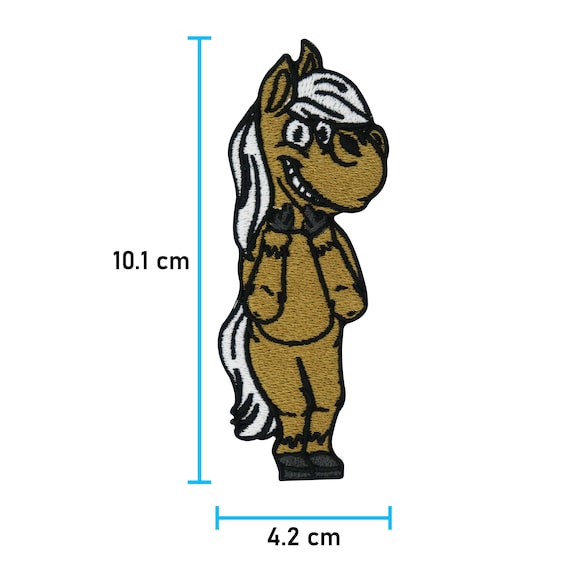 Iron-on Patch Horse Shows the Finger Funny Middle Finger Patches, Horses Iron-on  Patches, Funny Patches, Finally Home Patches 