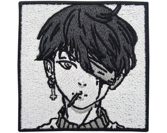 Korean Anime Boy Patch zum Aufbügeln | Manga Patches, Comic Bügelbild, Cartoon Aufbügler, Coole Aufnäher Flicken, Bügelpatch Finally Home