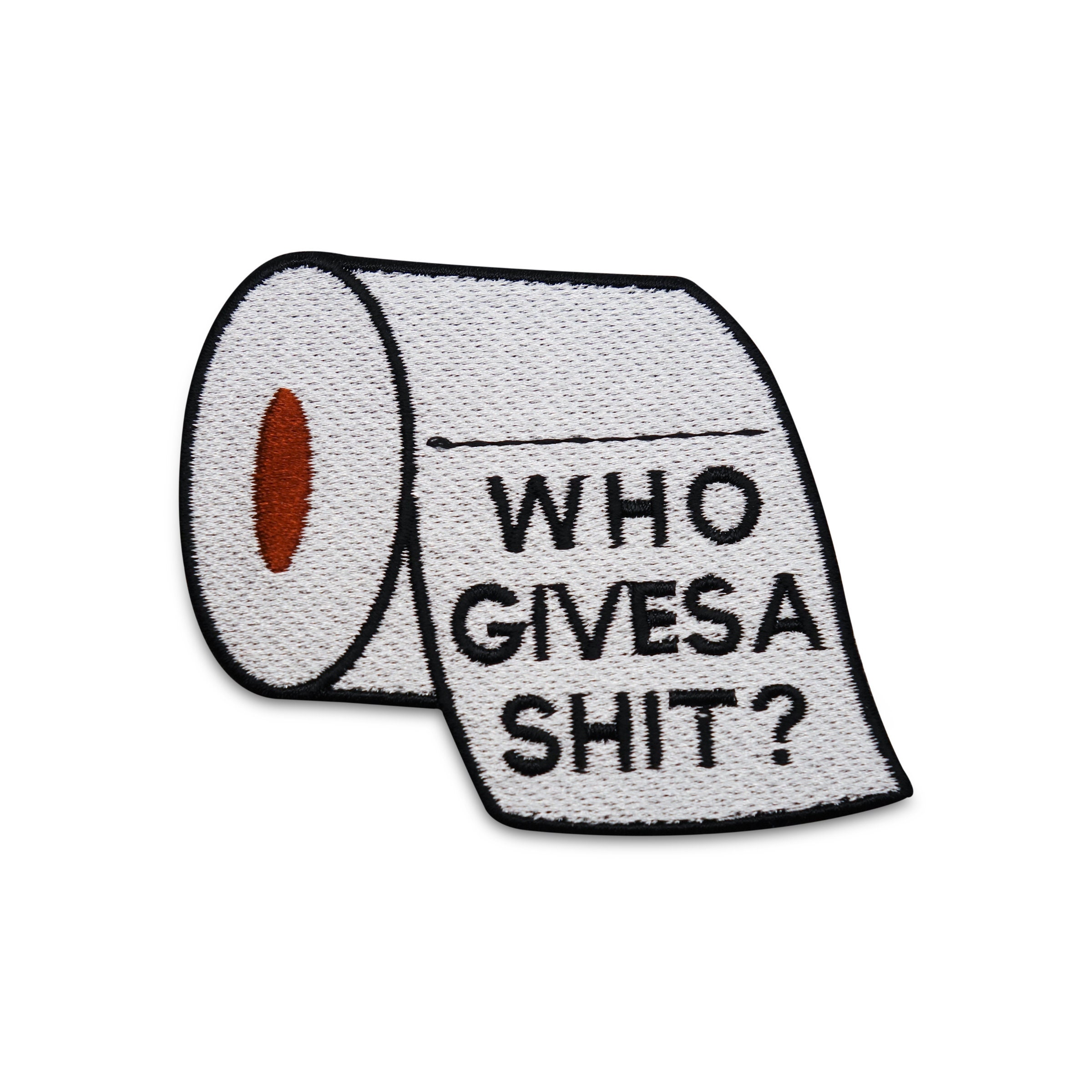 Patch to Iron Out Who Gives a Shit Toilet Paper Toilet Paper - Etsy