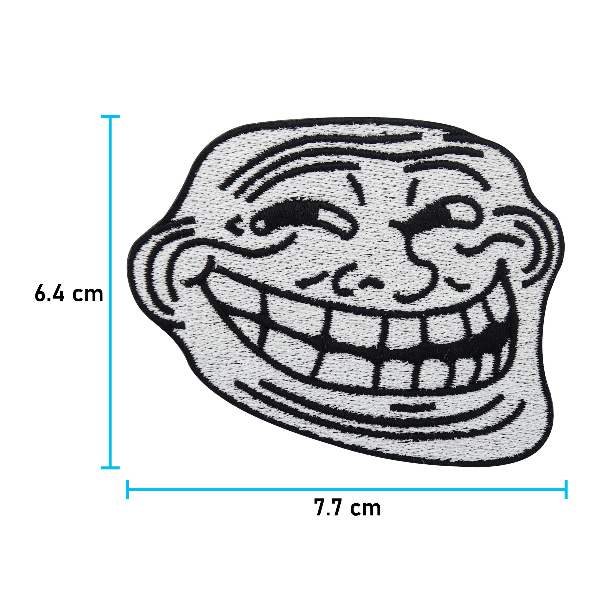 Iron-on Patch Trollface Meme Troll Face Patches Funny -  Sweden