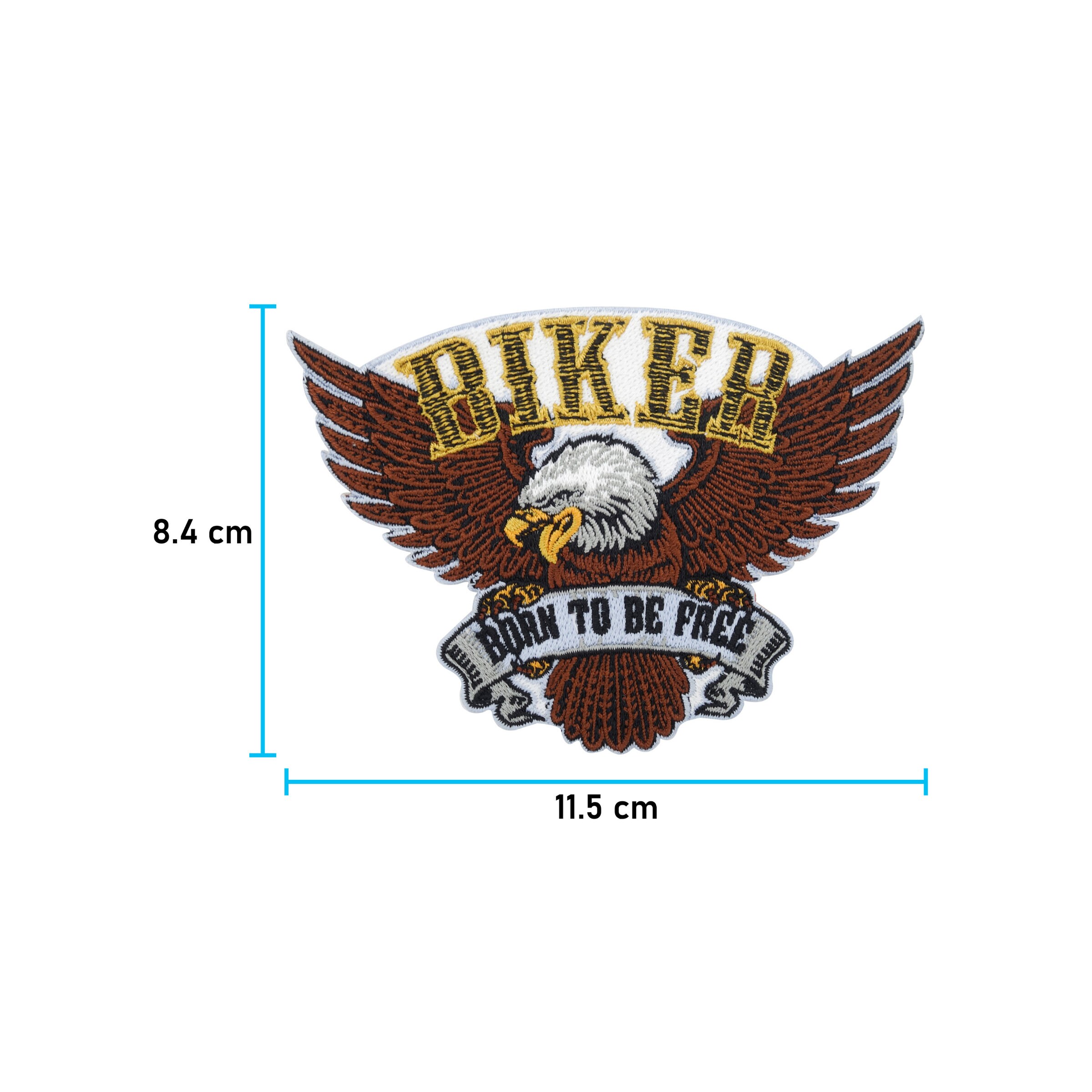 Motorrad-Patch Ägypten-Kreuz Ankh – Aufnäher Oder Aufbügler Für Biker-Jacke & Rucksack