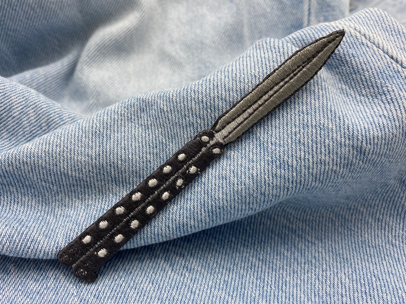 Patch for Ironing Fake Butterfly Knife Weapons Patches Etsy