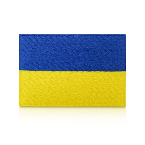 Ukraine Flagge Patch zum Aufbügeln und Aufbügeln Frieden Patches Ukrainische Fahne Bügelbild Peace Aufbügler Ukrainer Aufnäher Finally Home