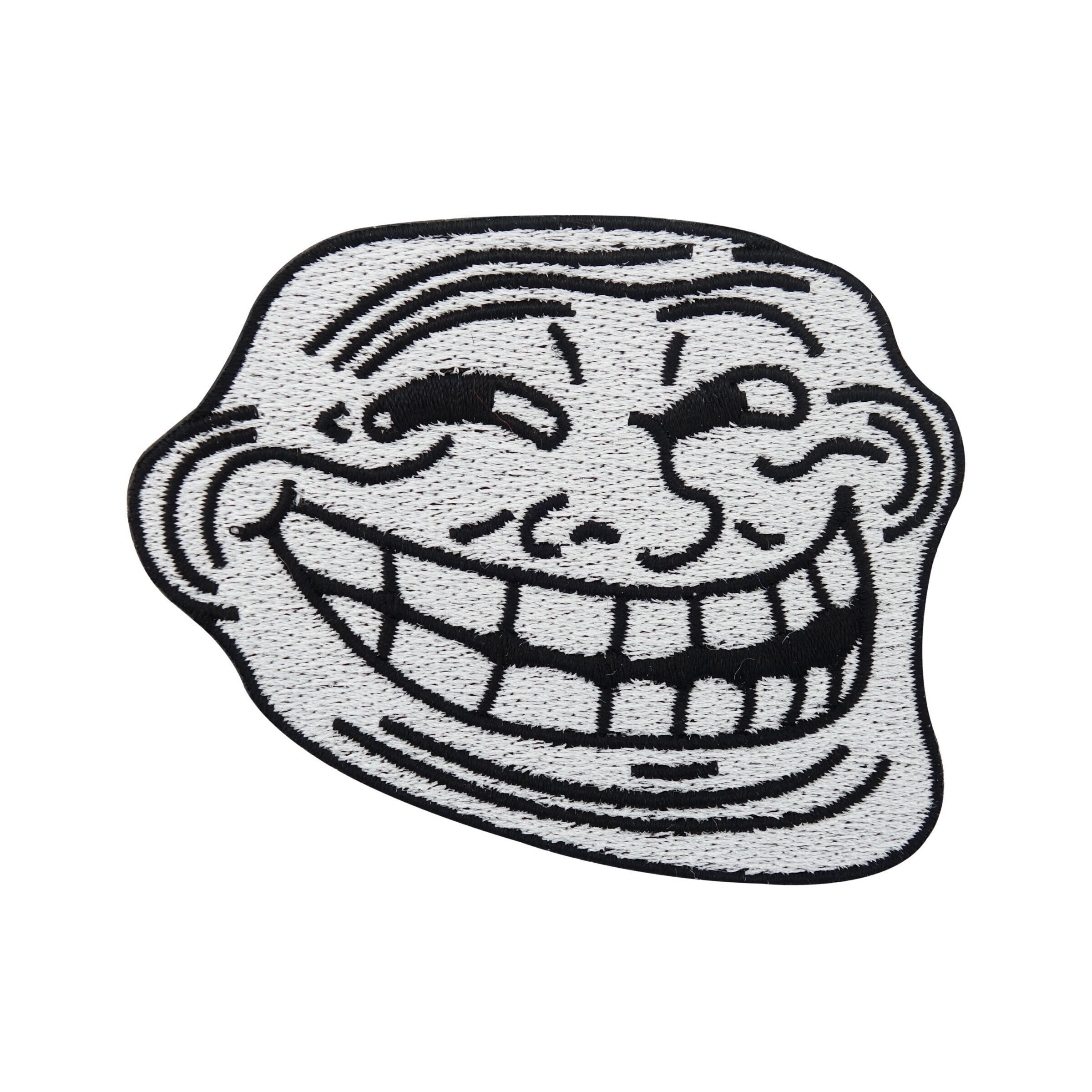 Iron-on Patch Trollface Meme Troll Face Patches Funny 