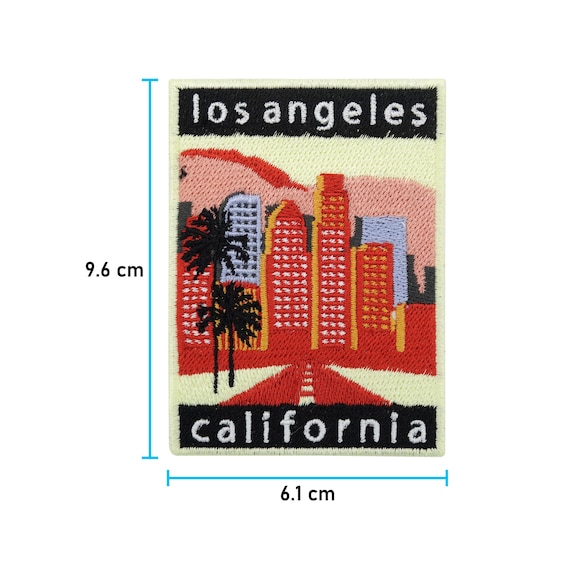 Los Angeles, Patch, écusson, Thermocollant, Brodé
