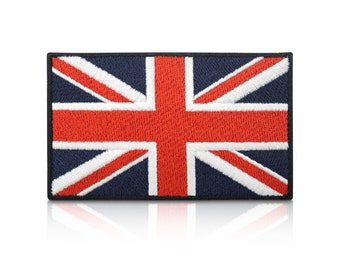 Patch thermocollant Grande-Bretagne | Patchs thermocollants drapeau Angleterre, image drapeau Union Jack, patch thermocollant pour la Grande-Bretagne, Enfin à la maison