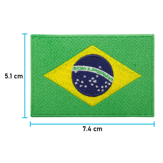 Patch for Ironing on Brazil Flags, Brasil Flag Patches Flag Iron