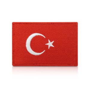 Toppa con bandiera turca con retro adesivo | Bandiera turca, toppe con bandiera turca, stemma Türkiye Türk Turkiye, toppa con bandiera turca
