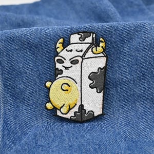 Patch for ironing and sewing - Milk Cow | Funny Patches, Iron-on Patches, Patches, Cows, Iron-on Patches, Farmer, Patches, Animals, Finally Home image 4