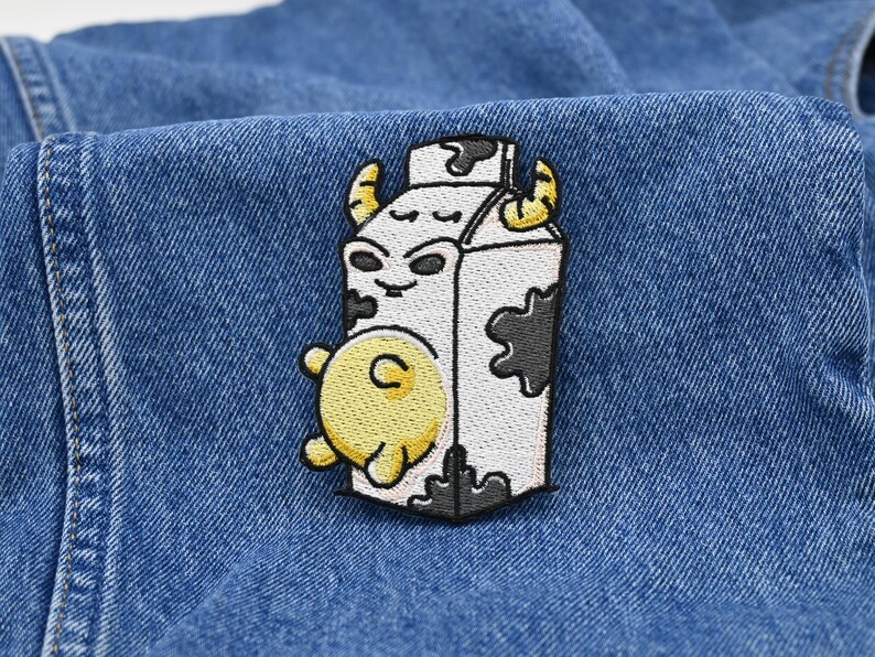 Patch for ironing and sewing - Milk Cow | Funny Patches, Iron-on Patches, Patches, Cows, Iron-on Patches, Farmer, Patches, Animals, Finally Home image 4