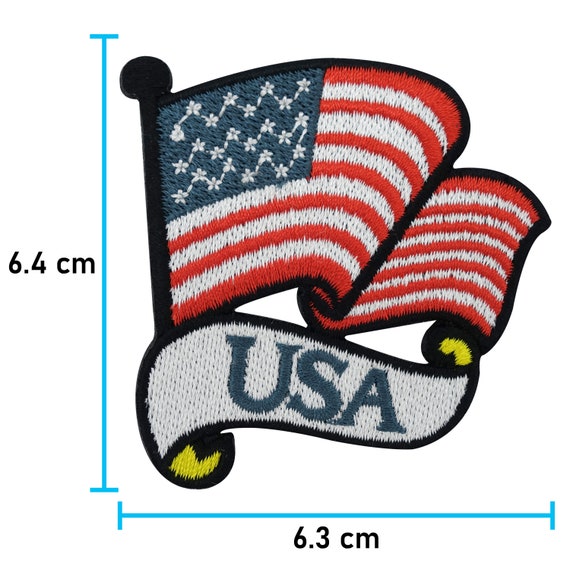 Patches zum Aufbügeln USA Flagge Amerika Patch, United States