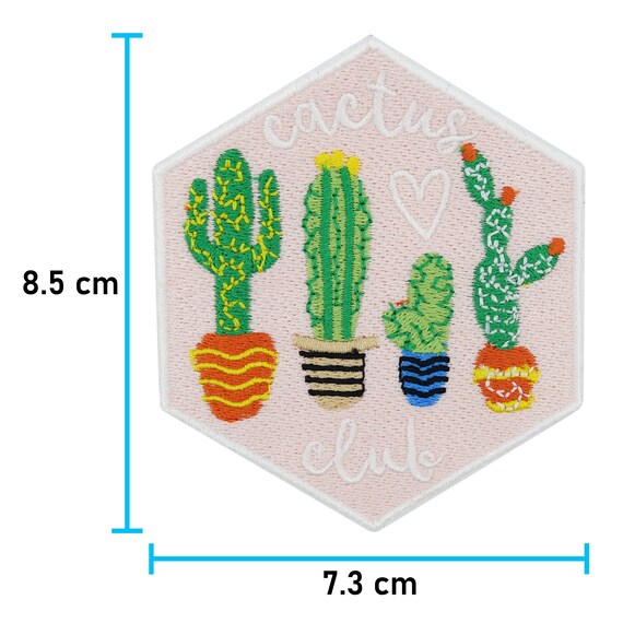 Toppa termoadesiva Cactus Club Patch di cactus verde rosa rosa, toppe  termoadesive, toppe da cucire, toppe termoadesive, termoadesive nel deserto  finalmente a casa -  Italia