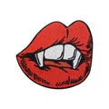 Iron-on patch vampire teeth kissing mouth | Halloween patches, iron-on patches, bat iron-on image, devil mouth Dracula patch Finally Home