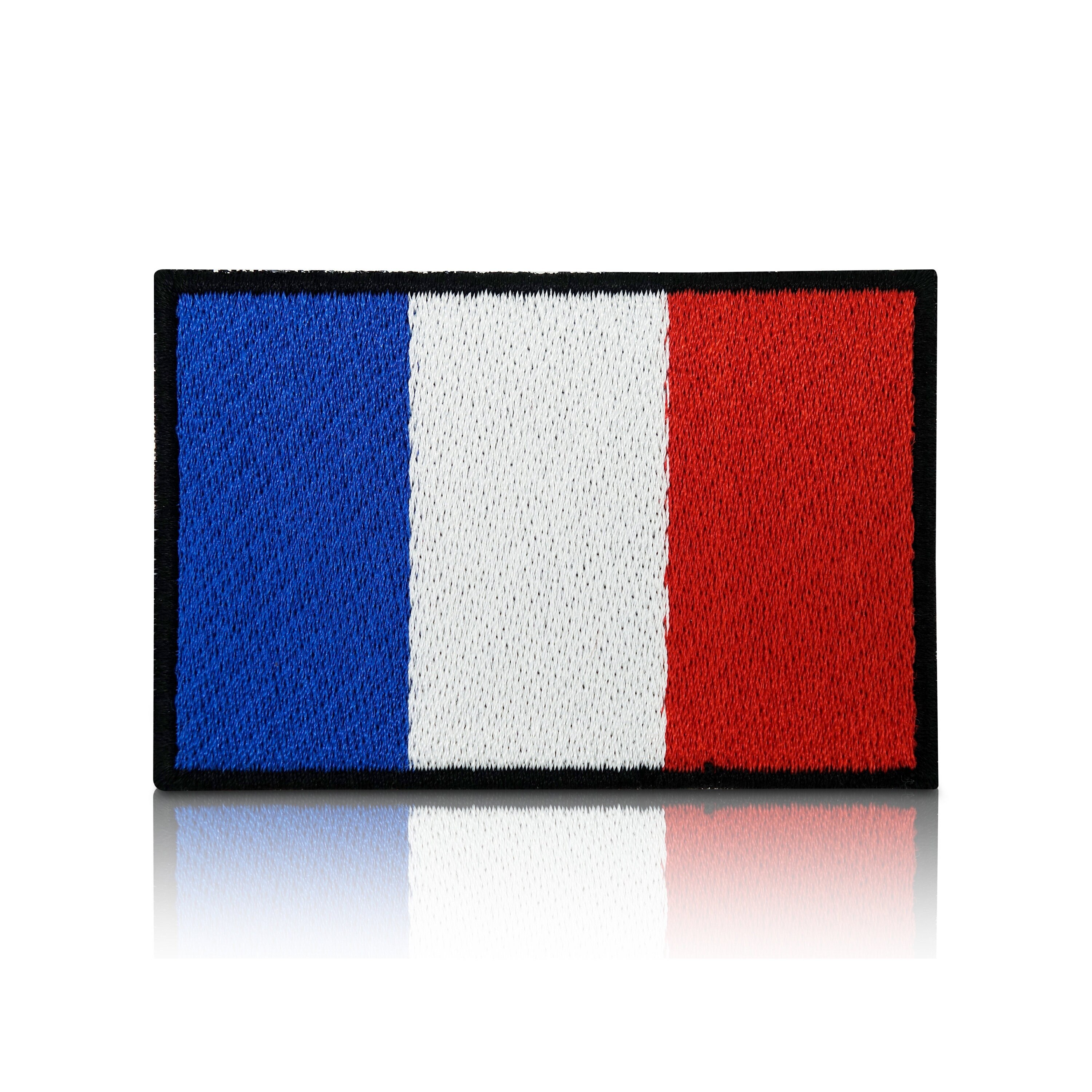 France Flag Patch with Velcro Fastener | French Flag Airsoft Patches France Flag Velcro Patch Finally Home