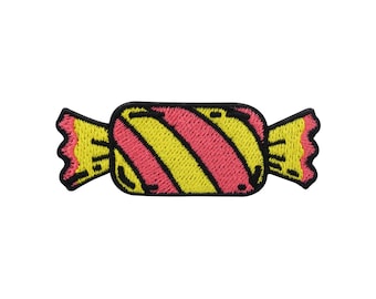 Liten godis-stryklapp | Retro godislappar, Old School mat-stryklappar, Vintage mat-stryklappar Äntligen hemma