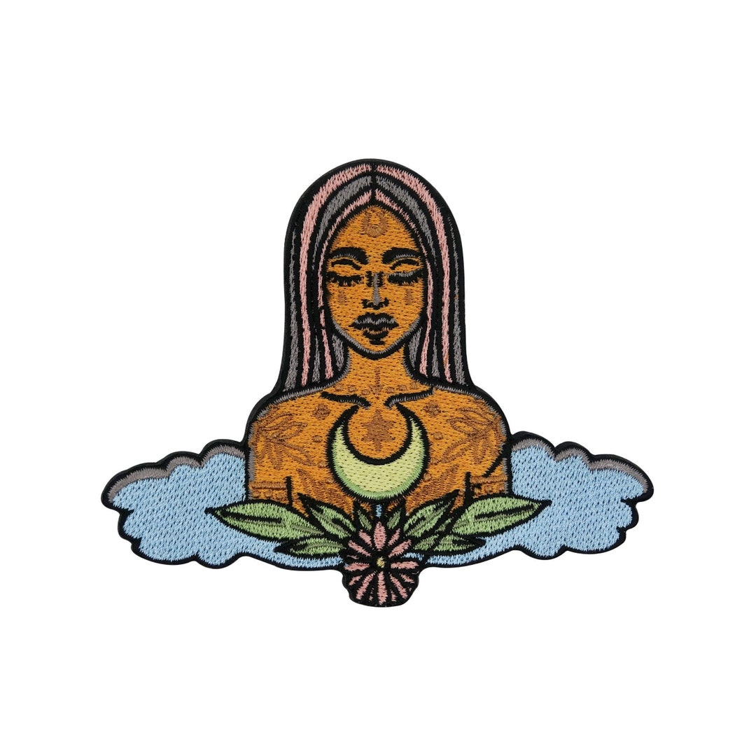 The Power of Nature Ironon Patch Flower Patches, Clouds Ironon