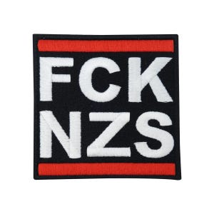 Iron-on patch - FCK NZS | Patches, iron-on patches, appliqués, iron-on patches