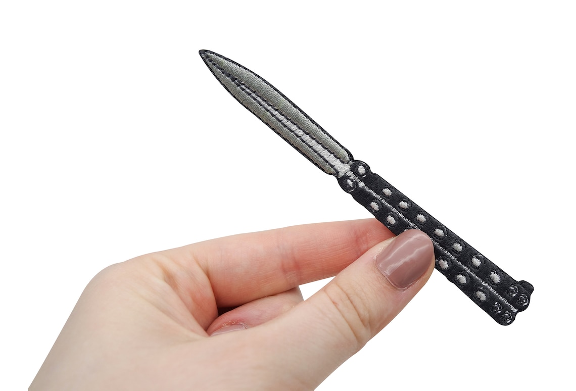 Patch for Ironing Fake Butterfly Knife Weapon Patches Patch Etsy