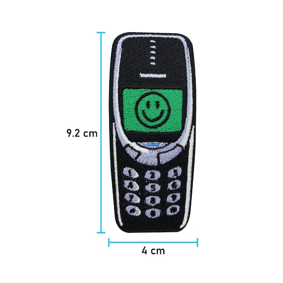 Finally Home Iron on and sew on patch - Retro mobile phone | Vintage patches, Old School patches, iron on, patch