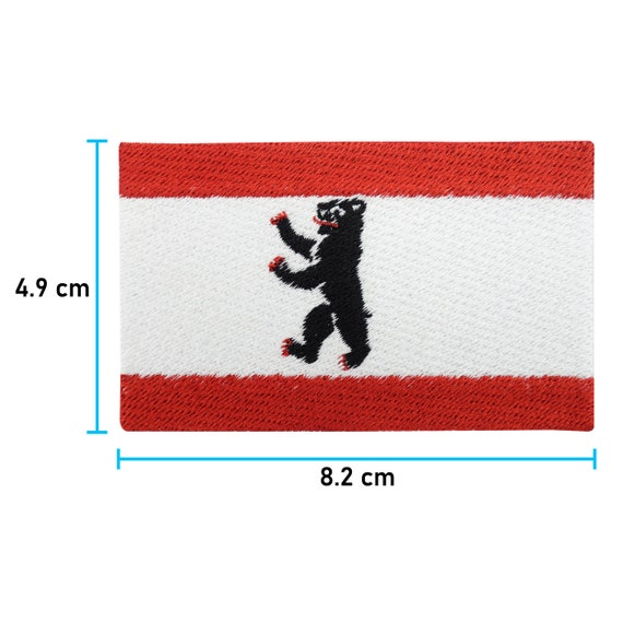 TOPPA PATCH STEMMA RICAMATA PORSCHE TERMOADESIVA e DA CUCIRE 9X7 CM