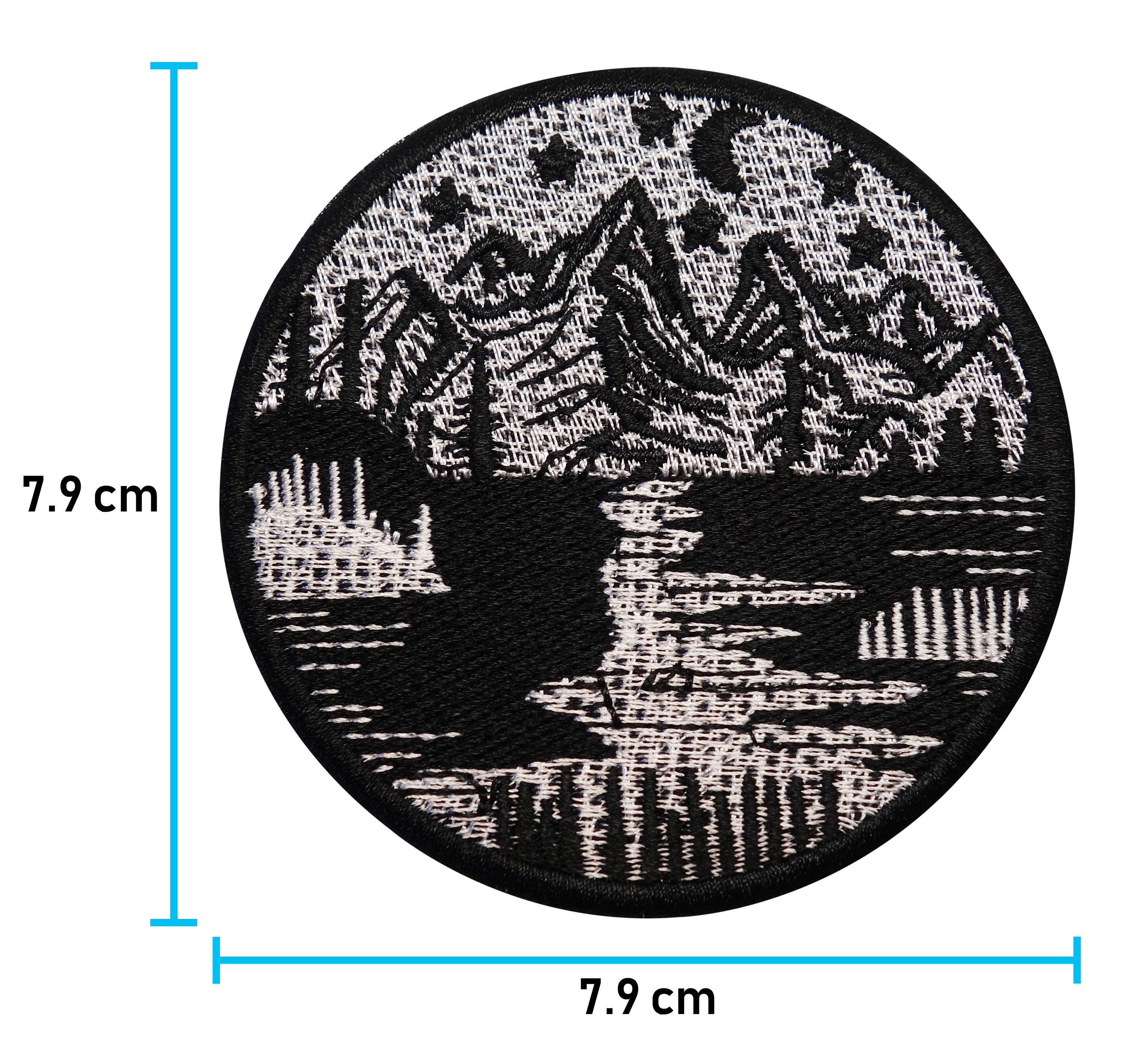 Finally Home Opstrijkpatch om op te strijken | camping bos-patches, strijkpatches, patches