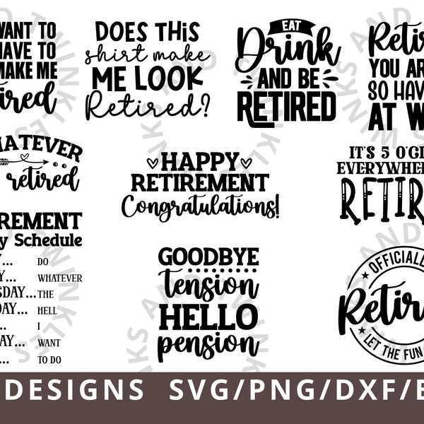 Retirement SVG, Officially Retired SVG, Retired 2024 Svg Png, Retirement Saying Svg for Cricut Silhouette, Retire Svg Png Dxf Eps