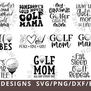 Golf Mom Svg, Golf Life Svg, Golfer Mama Svg, Somebodys Loud Mouth Golf Mama Svg Png, Lets Partee,Sports Mom Life Cut File Cricut Silhouette