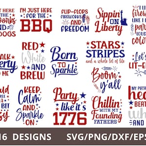 Bundle SVG drôle du 4 juillet, Png SVG du 4 juillet, Svg du 4 juillet, Amérique Svg, USA Svg, Svg patriotique, Svg jour de l'indépendance