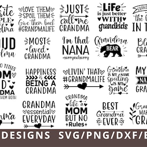 Oma Svg Bundle, Gesegnete Oma Svg, Nana Svg, Oma Shirt Svg, Großeltern Svg, Mama Svg, Muttertagssvg, Memaw Svg