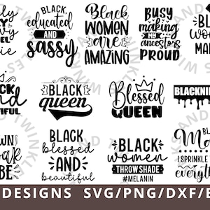 Black Woman SVG, Black Girl Magic SVG Bundle, Boss Lady Svg, Black Lives Matter, Afro Lady Woman, svg files for cricut, Silhouette cut file