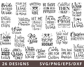 Festa de despedida de solteira Svg Png, despedida de solteira com tema de vinho Svg, despeje o vinho, seu sobrenome é meu Svg, arquivo de corte de vinho Svg, citações de ditados de vinho