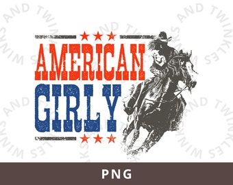 American Girly Png, 4th Of July Png, America Png, Western 4th of July Png, Fourth of July Png, Patriotic Png, Independence Day Png, USA Png