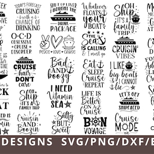 Cruise SVG Bundle, Cruise Ship Svg Dxf Png, Anchor Svg, Boat Svg, Family Trip Svg, Oh Ship its a Family Trip Svg, Cruise Squad Svg, Vacation